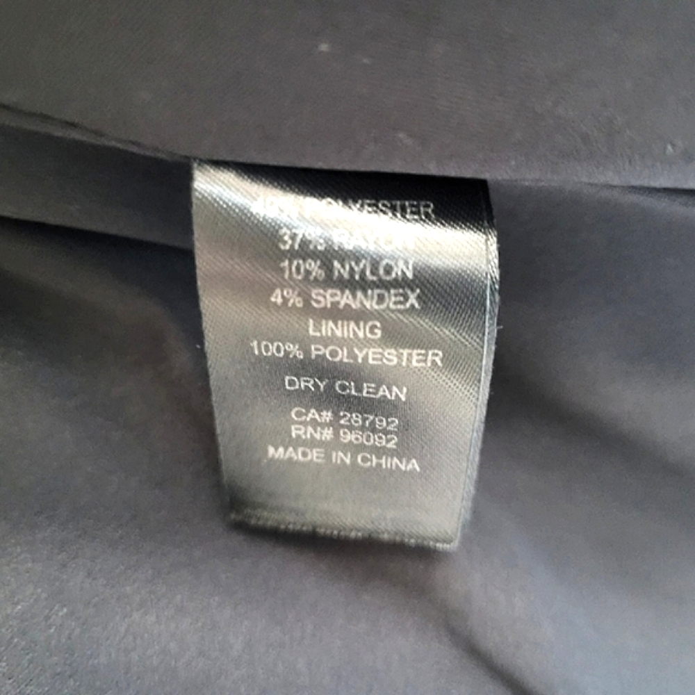 Dahlia Plaid Fully Lined Gray Blazer Jacket Women's XS Academia Preppy - Picture 9 of 9